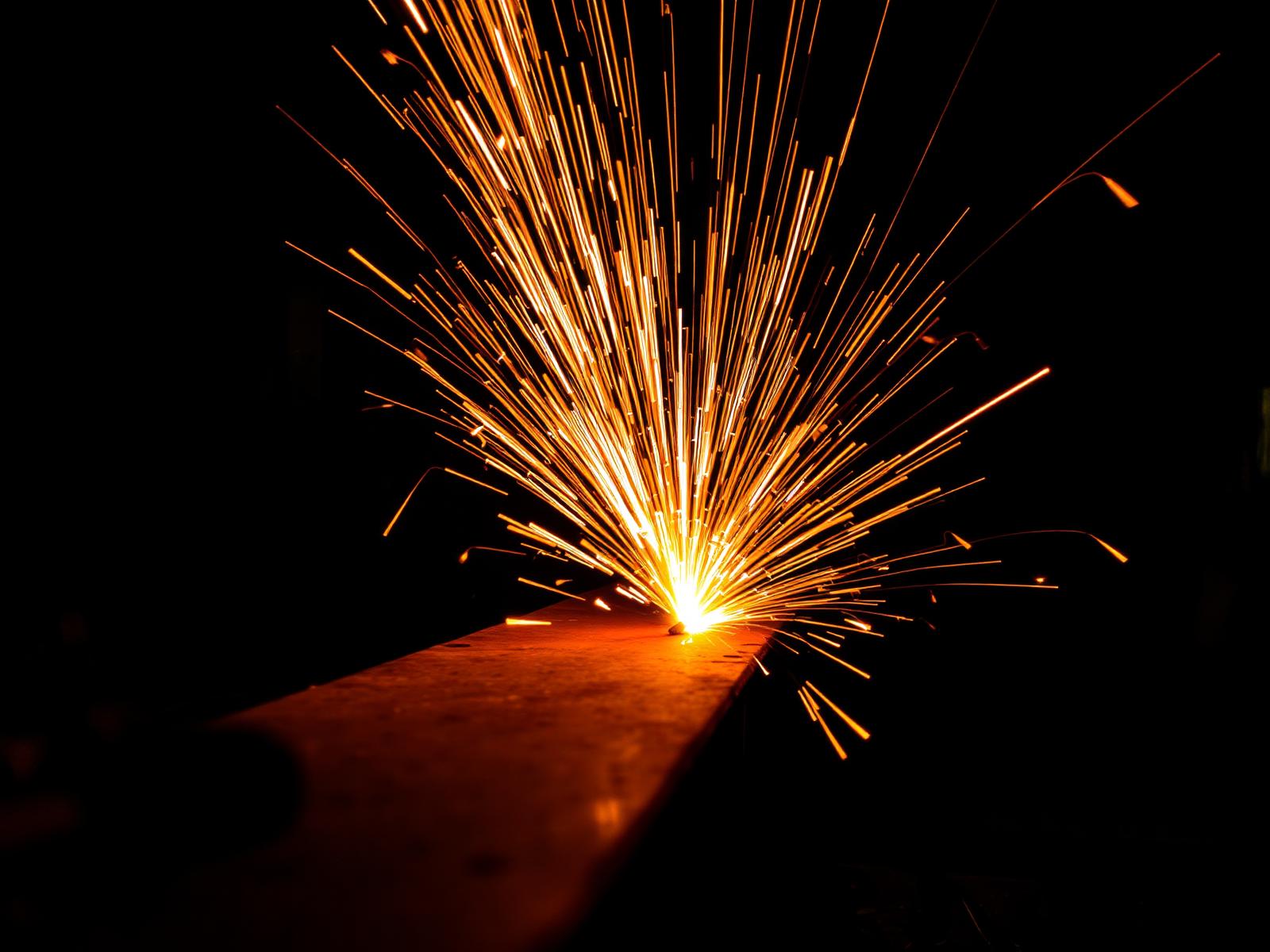 welding sparks